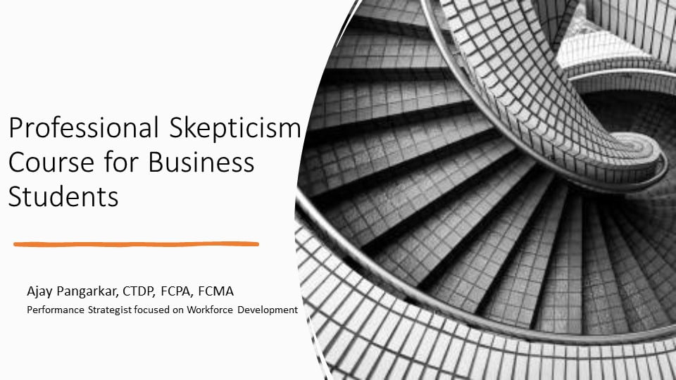 Professional Skepticism Poster