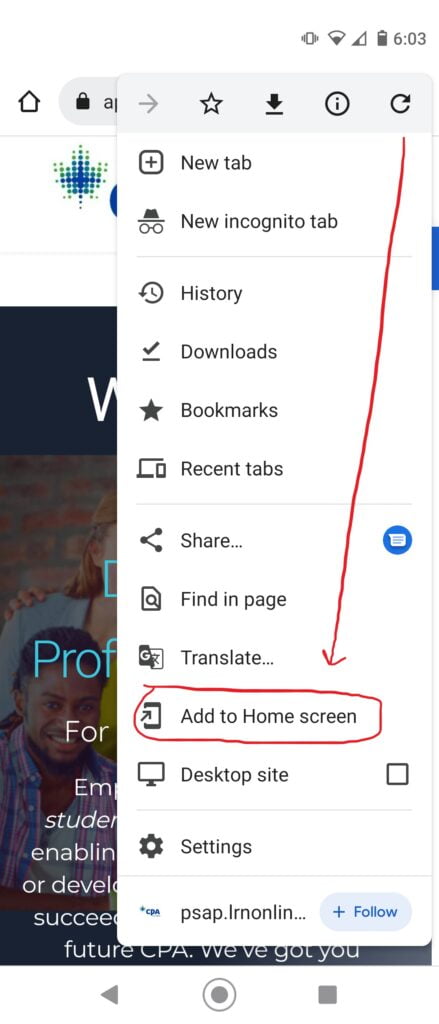 Add an App. phone